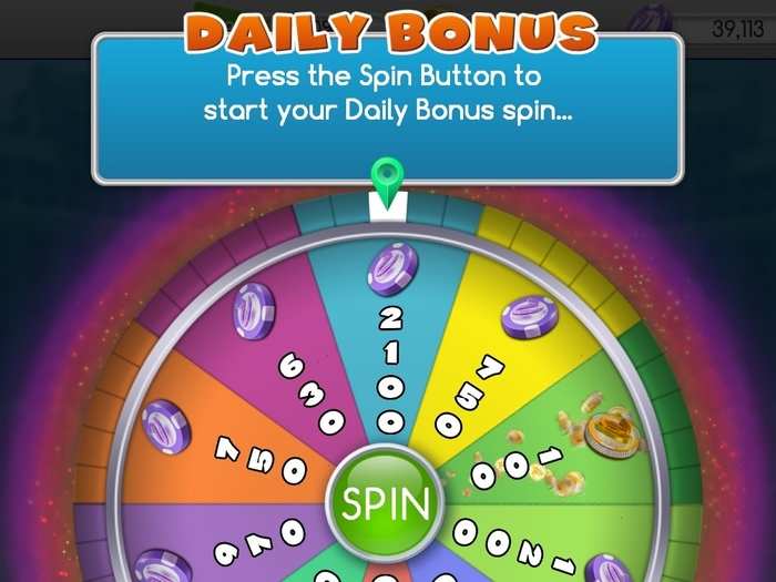 The more you play, and the bigger you bet, the more "loyalty points" you earn. You get bonuses on the virtual chips and loyalty for every consecutive day that you play.
