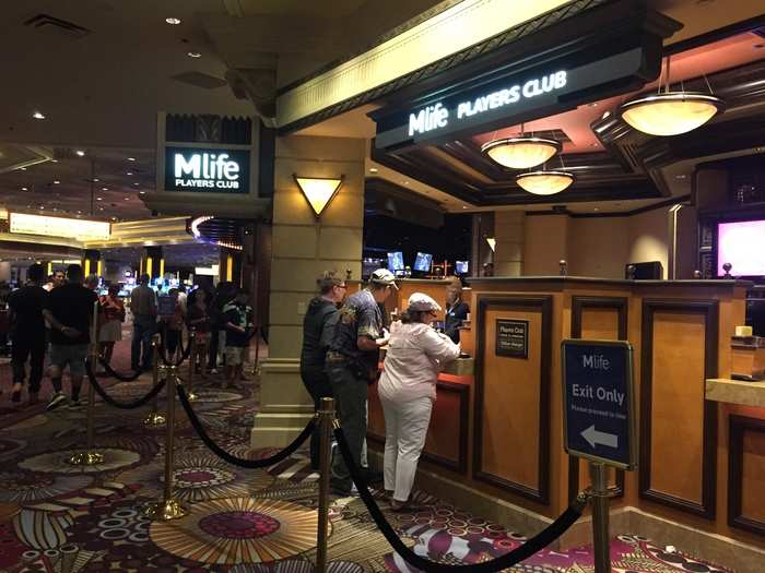 Once you get to Las Vegas, you need to go to an MGM casino (not that hard) and find the "Mlife Player