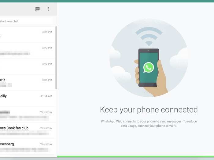 You can access WhatsApp on the web.