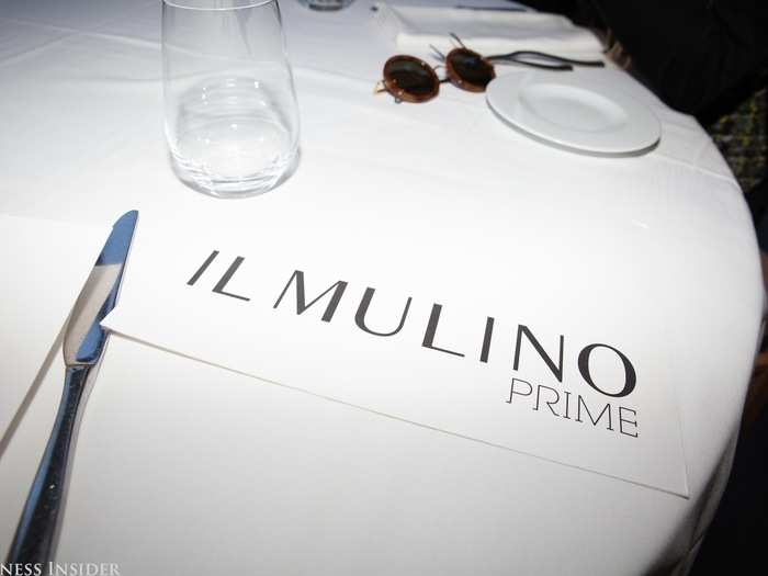 We grab a quick lunch at Il Mulino Prime in Soho. Andrew tells us he picked it because his parents are investors in the restaurant group. The three-course prix fixe lunch costs $25 each, but the kids get away with only ordering an appetizer.