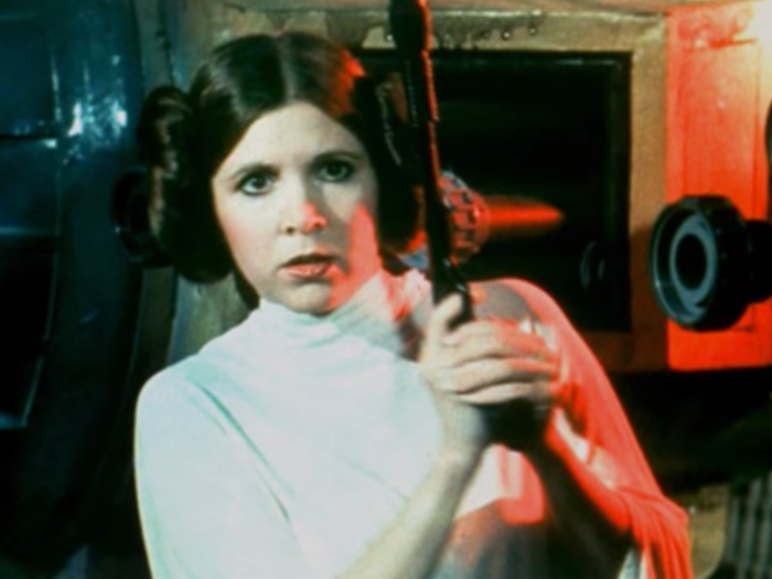 THEN: Carrie Fisher had had some small roles, but was predominantly known as the daughter of singer Eddie Fisher and actress Debbie Reynolds until being cast in "Star Wars: A New Hope."