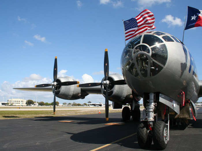 Of about 4,000 B-29s produced, only one, the Fifi, remains airworthy. It is owned and maintained by is owned by the Commemorative Air Force, based at Addison, Texas.