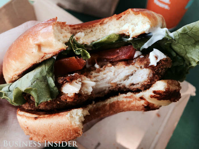 The sandwich, made with all white meat chicken and real buttermilk, is elevated from McDonald