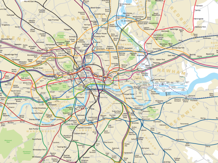 The Tube map isn