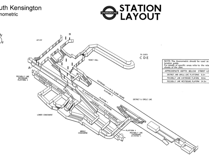 South Kensington is another picturesque station, and services the District, Circle, and Piccadilly Lines.