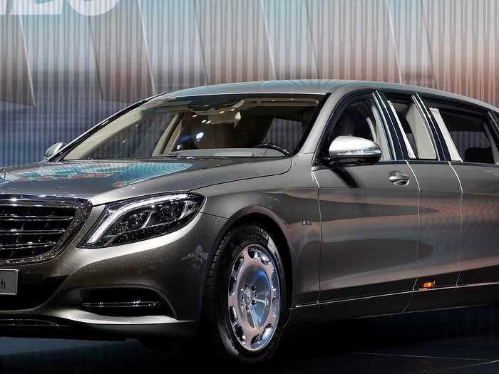 At an incredible 21.3 feet, the Maybach Pullman is about 3 feet longer than the standard-sized Mercedes Maybach, and more than 4 feet longer than the regular S-Class it