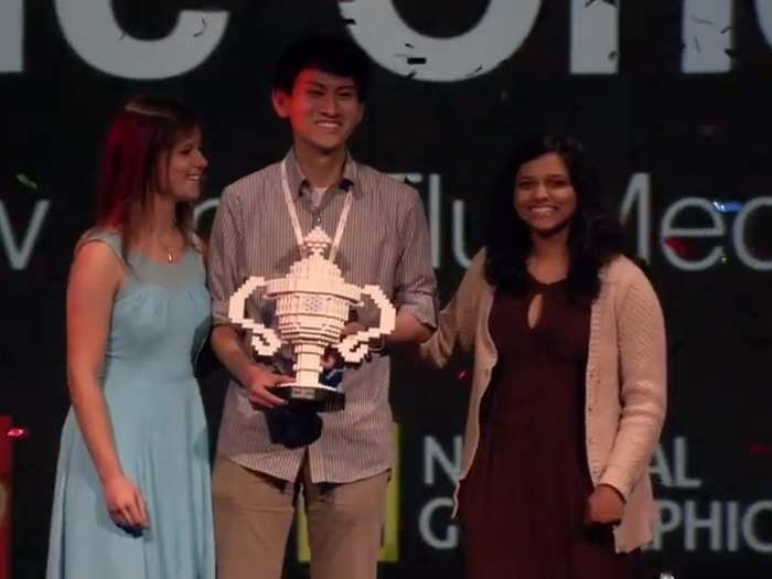 Eric Chen won the 2013 grand prize for finding new ways to fight the flu.