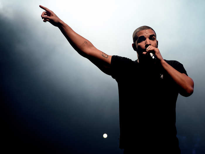 Drake climbed to No. 3. The Toronto native pulled in $39.5 million over the past year.