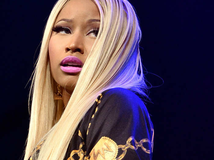 Nicki Minaj swerves in at No. 9. Her album 