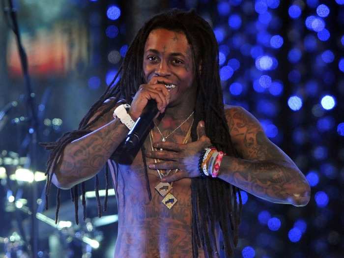 Easily one of the most iconic rappers of his generation, Lil Wayne is No. 12 on the list. The 