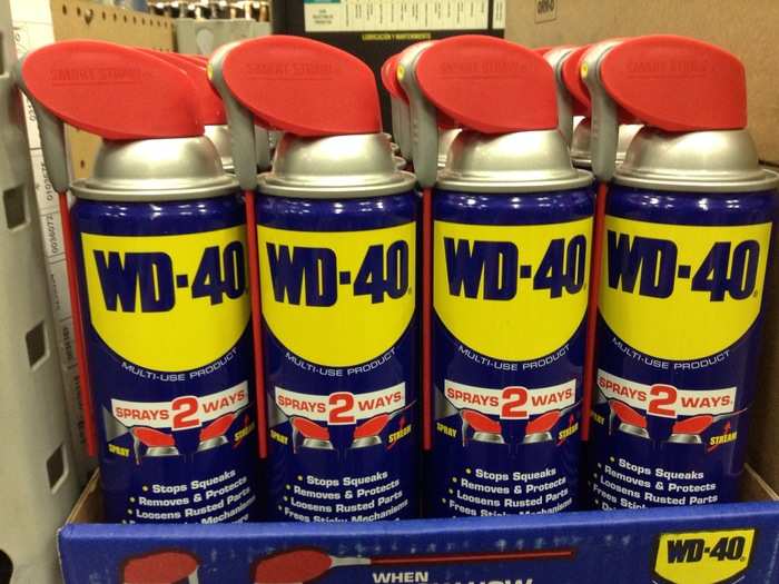 Q: WD-40 is a useful product to have around the home. But why 40?