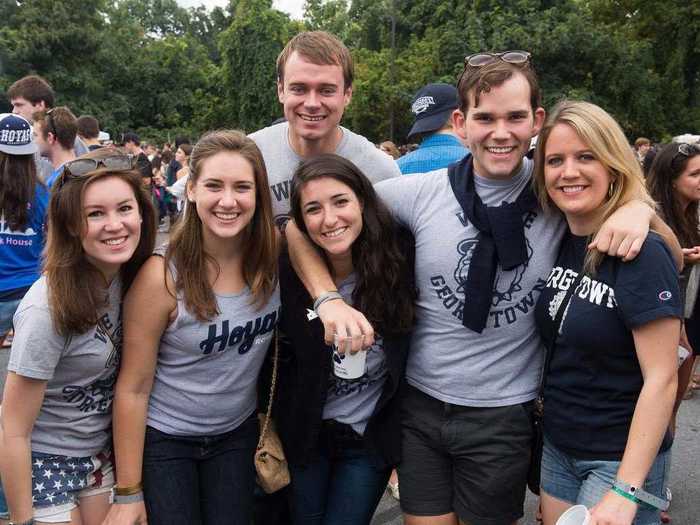 28 (TIE). Georgetown University