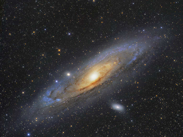 Rhemann has software in the observatory that points his electronic telescope to the part of the sky that he wishes to photograph. The Constellation Andromeda (M31) here is the closest spiral galaxy to the Milky Way and is the furthest space object you can see from Earth with an unaided eye under the right conditions. What he chooses to capture depends heavily on the season and altitude of which galaxy, nebula, or star he is shooting.