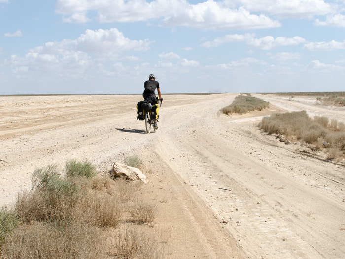 "There are far more cycle tourists out there than you would probably imagine," Gandy said.