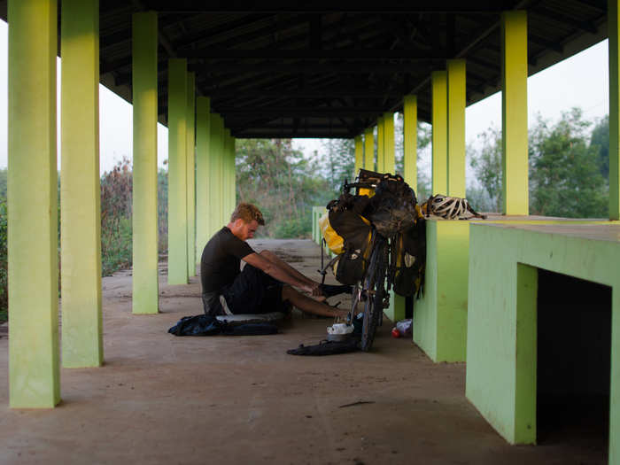 By the time he reached Thailand, the trip he could barely remember starting was almost at an end. "If you believe in what you