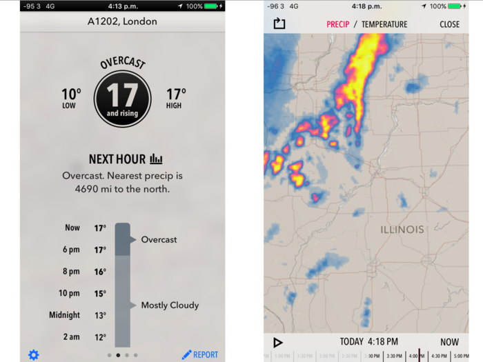 Dark Sky is weather made simple. With on-the-spot updates, the app means you know what the weather will be doing in 10 minutes, exactly the time you need to know when choosing an outfit.