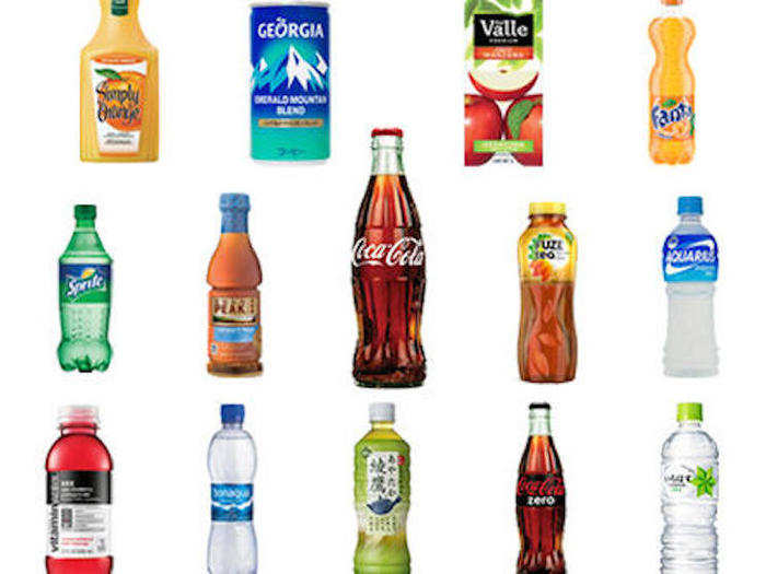 Coke owns a whopping 20 brands that generate more than $1 billion in sales per year. Here they all are.