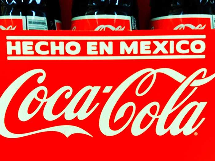 Mexicans are the biggest drinkers of Coke in the world. On average, Mexicans drink 745 Coke beverages a year. Americans drink 401 Coke products a year on average.