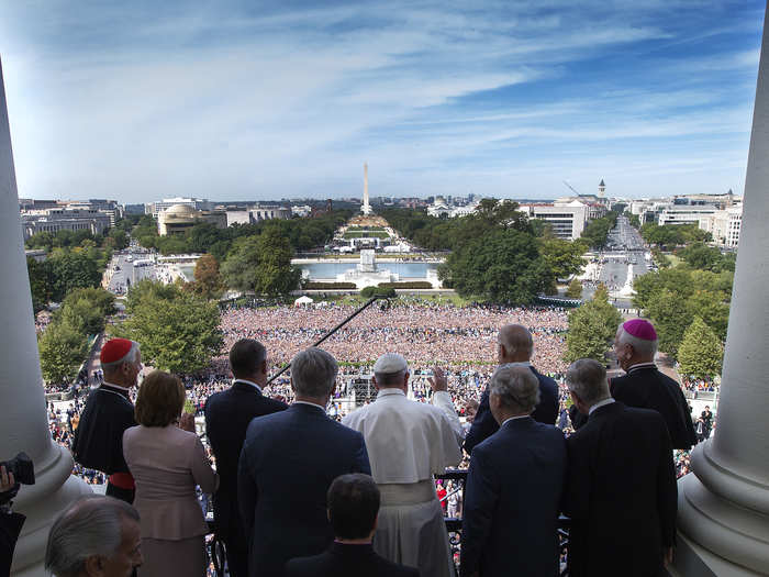 After a successful DC visit, the pope was off to New York City.