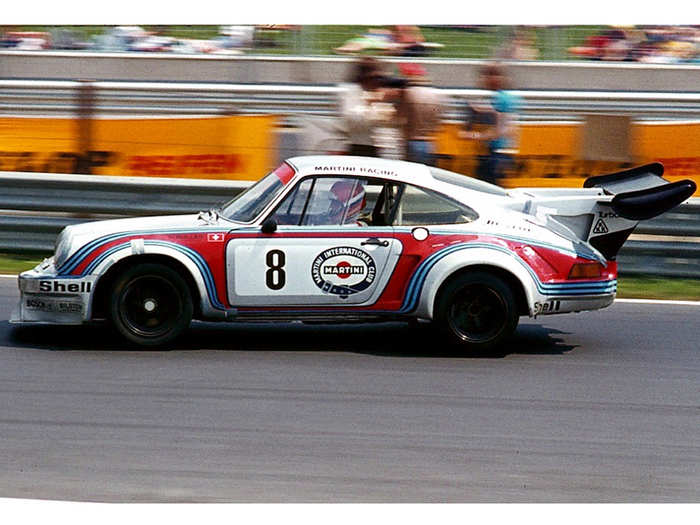 The 911 continued to evolve, getting more and more powerful. The 1974 RSR variant shown here was a terror on the race track. The turbo version came in second at Le Mans and started another Porsche tradition.