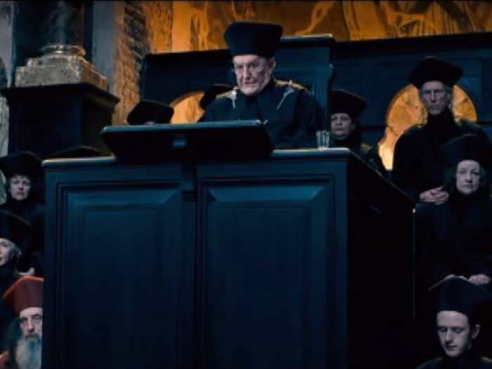 "Ralston Potter was a member from 1612-1652, and was a great supporter of the Statute of Secrecy (as opposed to declaring war on the Muggles, as more militant members wished to do)," writes Rowling.