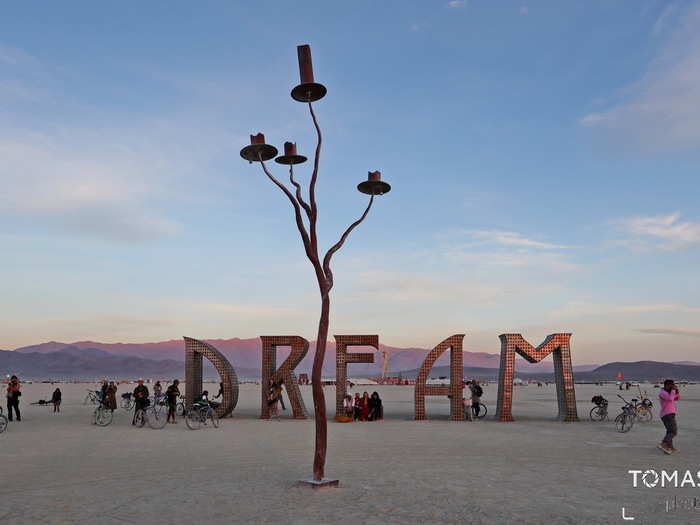 "DREAM" was built by Laura Kimpton and Jeff Schomberg.