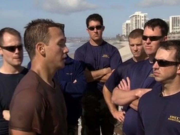 All of the instructors single out one sailor who missed nearly every timed exercise. "Five weeks of this. Are you ready? You better start showing us. Not impressed," one SWCC instructor said. Eight sailors leave SWCC training by the end of the first week.