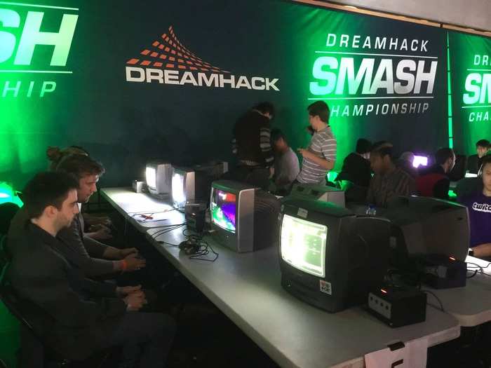 There was even an open entry for a Nintendo Super Smash Brothers game competition. Absolutely anyone off the street can enter and try to win the tournament – you don