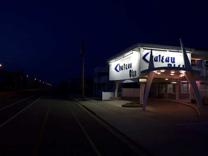 Many of the Wildwood motels have either been torn down completely or replaced with conventional hotels and condo high-rises.