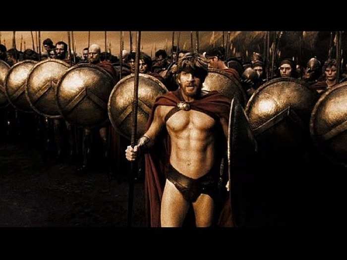 The spartan costume from the movie "300" has an opening bid of $4,000 (£2,633). Although there doesn