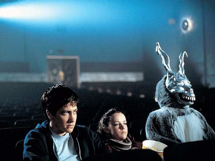 The creepy 22 x 9 inch Frank The Bunny masks from Donnie Darko, starring Jake Gyllenhaal, is up for auction at an estimated price of $15,000 (£9,873).  Only two of the full, fur-hooded masks were produced for and employed in the film.