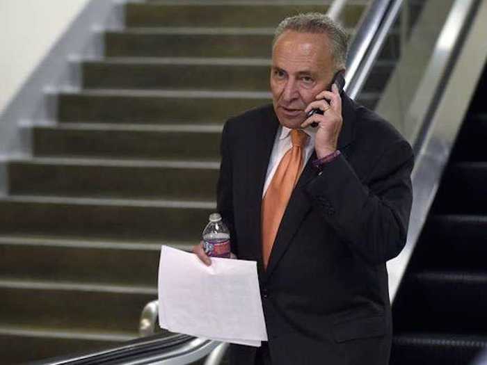 New York senator Chuck Schumer has a hoard of LG flip phones and says he