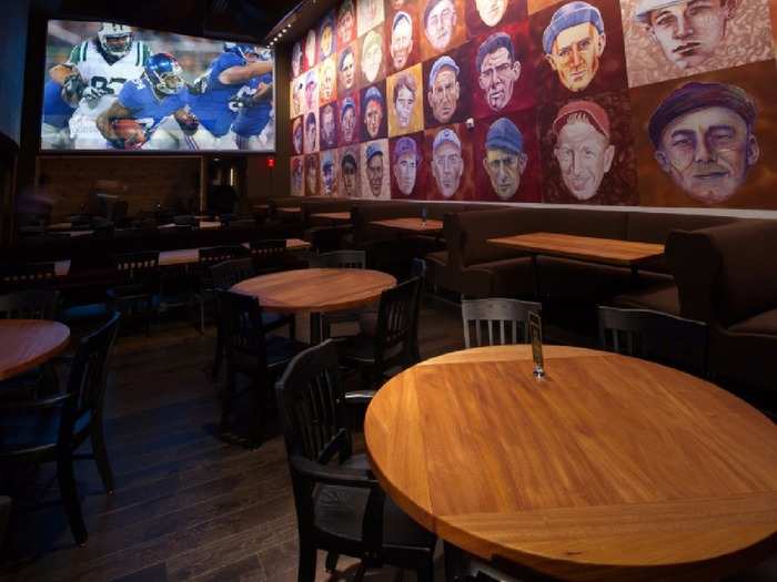 Victory Sports Bar & Club in East Rutherford, New Jersey, is a sports bar with live betting on races, 100-foot ceilings, a large LED wall, and a list of DJs that spin late into the evening.