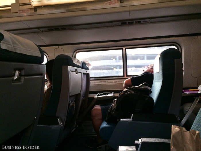 Sleeping is easy, as the train ride is smooth. You can
