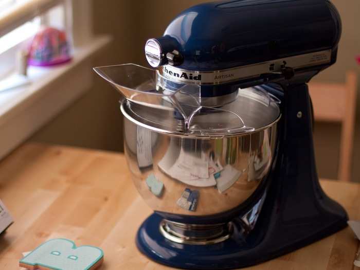 KitchenAid mixer — The strength and beauty of the retro-chic mixer has kept it in every serious baker