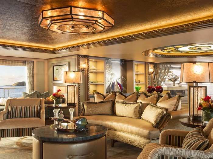 Moving inside, the Solandge is furnished unlike anything else that floats on the water. Many of the items look like they wouldn