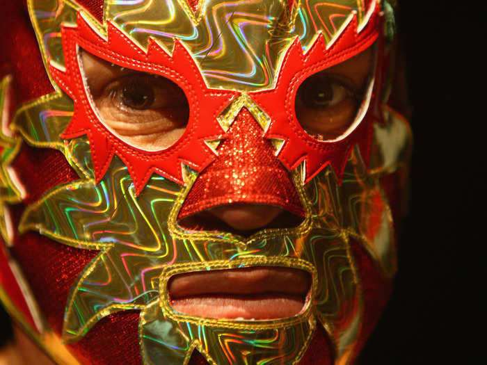 Lucha Libre ("free wrestling" in Spanish) is characterised by colourful costumes and mysterious fighters famous for their masks.