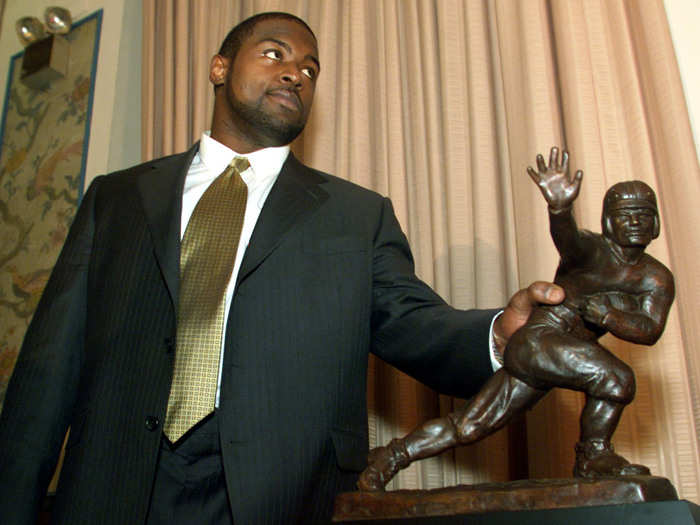 With the 11th pick, the New York Giants drafted Heisman Trophy winner Ron Dayne out of Wisconsin.