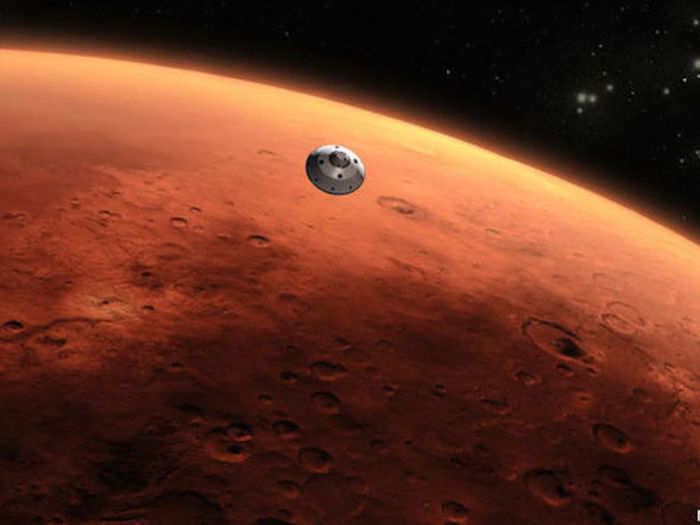 Even if we raise enough money and survive the harsh conditions of deep-space travel, getting to the surface of Mars is no easy task. Right now, no technology exists that could land humans safely on the surface. The largest thing we