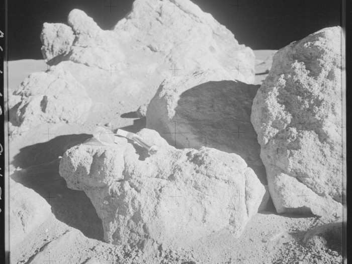 Apollo 14: Rocks on the moon.