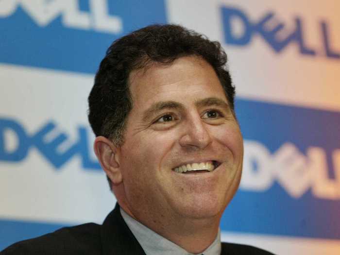 Michael Dell washed dishes.