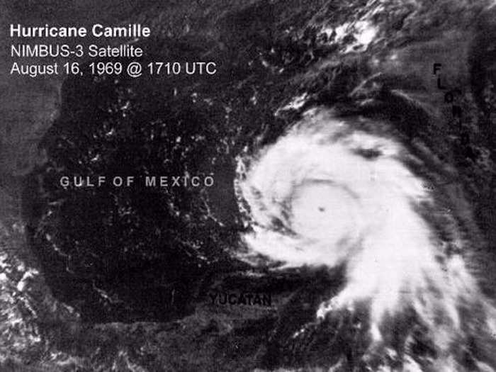 Hurricane Camille, 1969: 256 deaths
