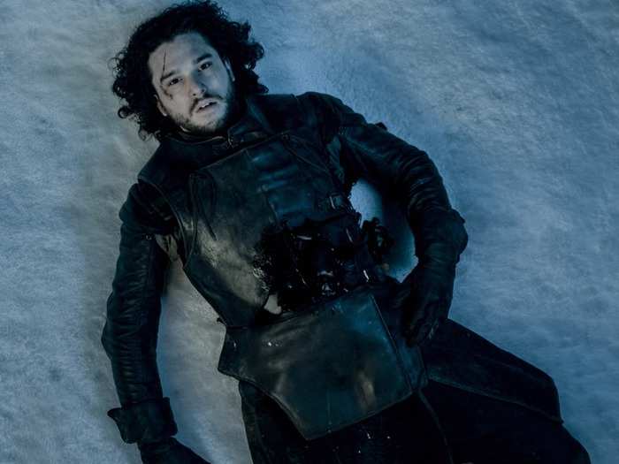 SEASON 5: The last episode ended with Jon stabbed repeatedly by his Brothers of the Night