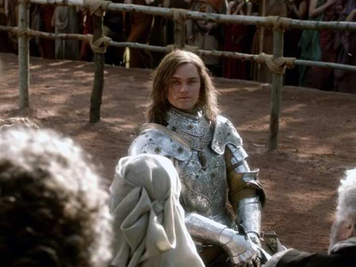 SEASON 1: Loras Tyrell, AKA the Knight of the Flowers, jousted with The Mountain at the Hand