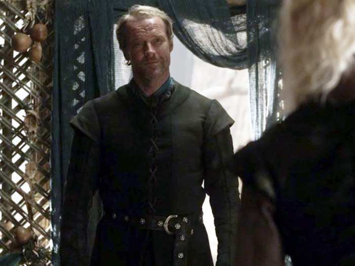 SEASON 1: Jorah Mormont was an exiled Northern lord who swore allegiance to the exiled Targaryens, Daenerys, and Viserys.