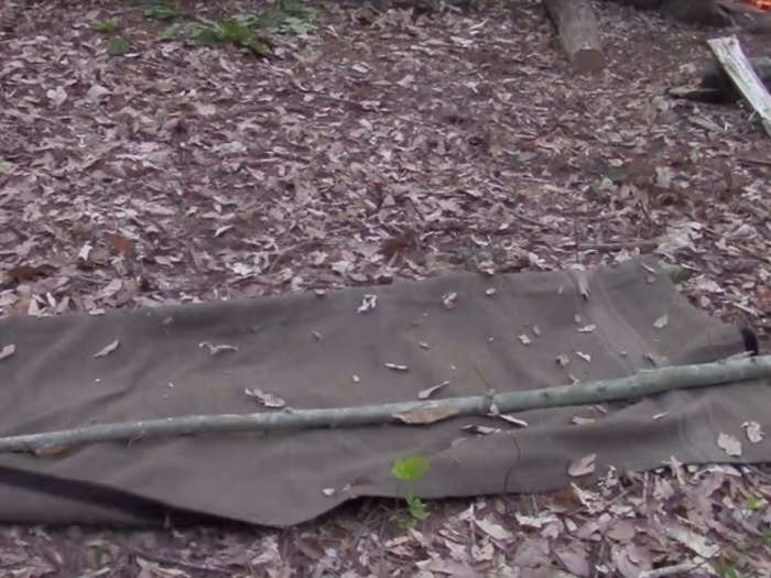 Eagle Scouts are also trained in emergency first aid and medical assistance. They can build a makeshift stretcher by using two logs and placing them between a blanket.