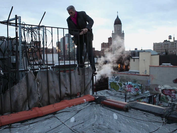 But Reay was still struggling to make ends meet. He started sleeping on a roof in New York City