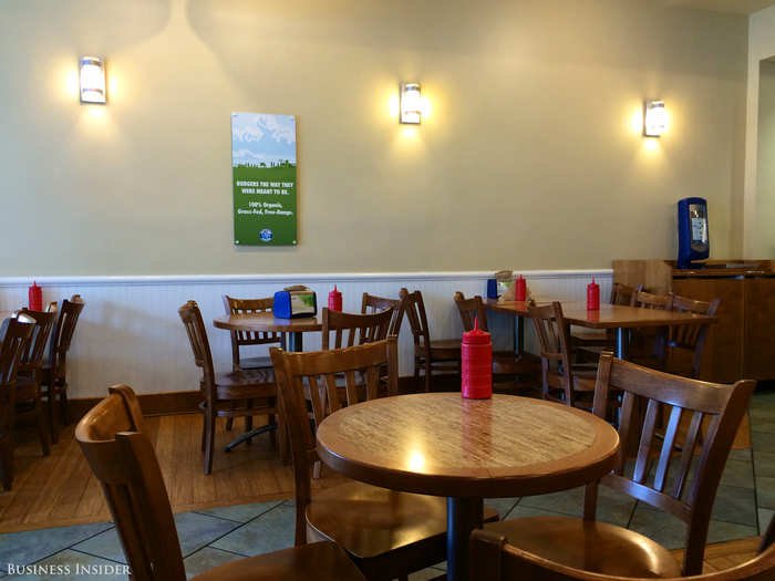 Inside, the decor is pretty simple and sparse. It reminds me a no-frills family restaurant.