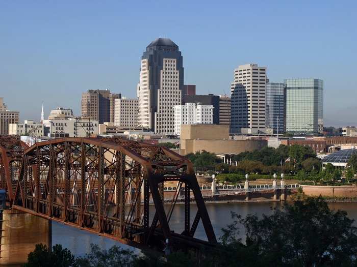 6. Shreveport, Louisiana