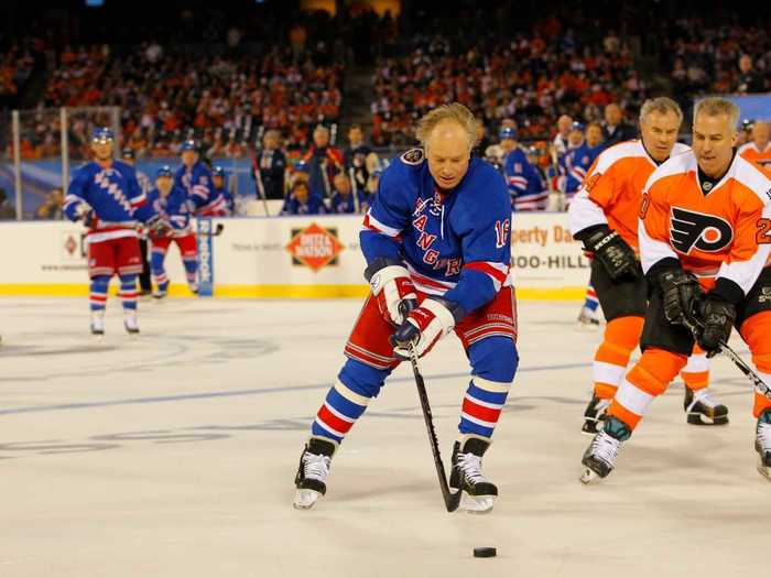 Patrick Hickey, who works at RBC, played for the New York Rangers.